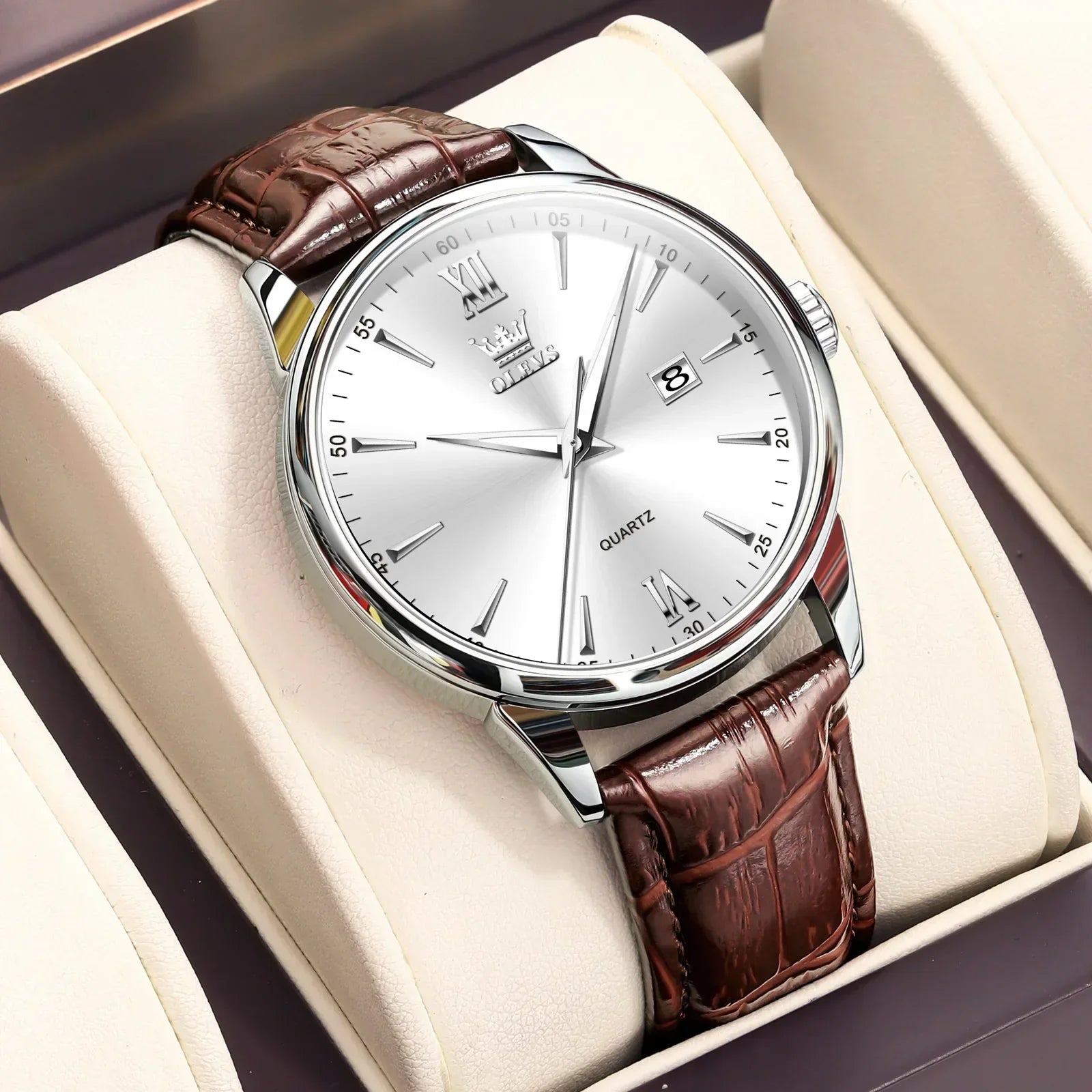 Fifth Time – Classic Leather Quartz